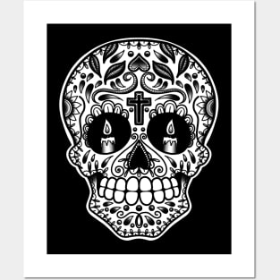 HomeSchoolTattoo Sugarskull Posters and Art